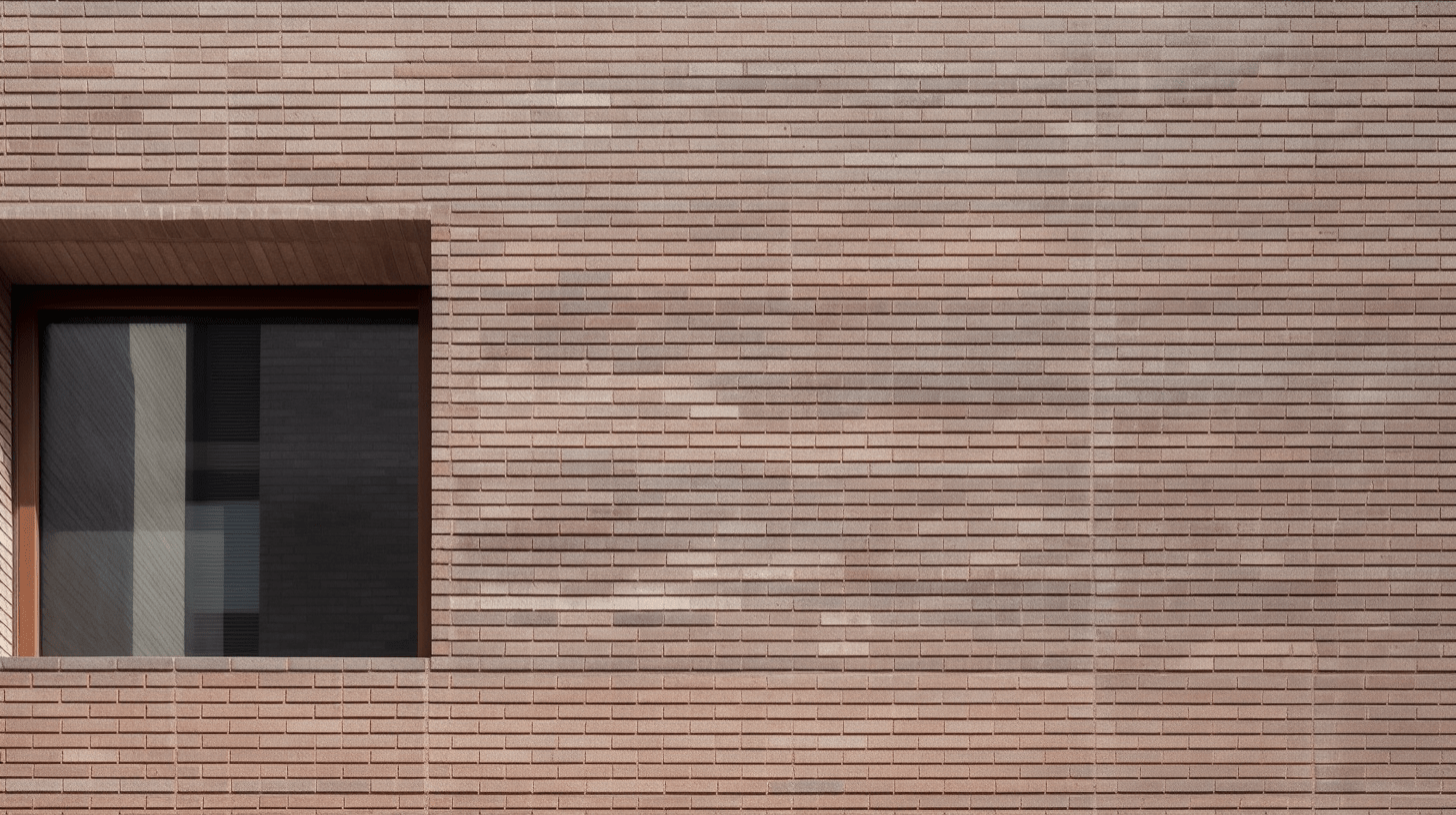 brickwork facade for residential development